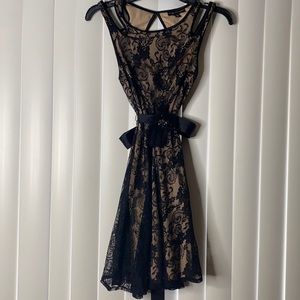 Black lace dress